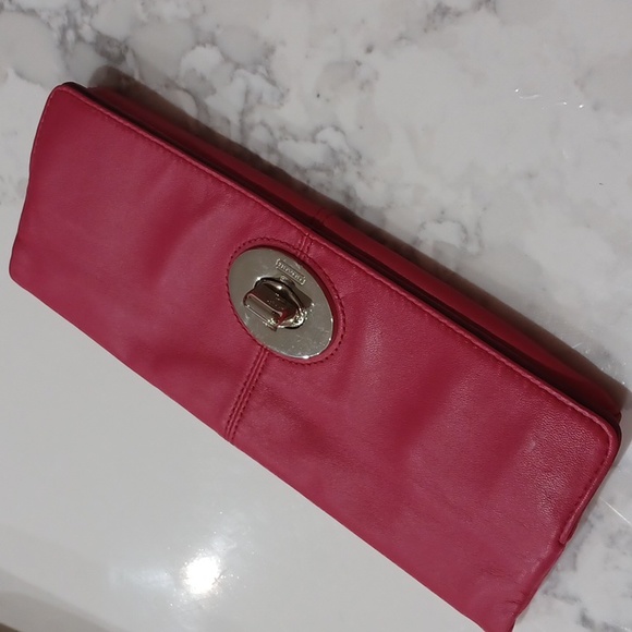 RED COACH 2007 MADELINE  COACH CLUTCH BAG - Picture 3 of 17
